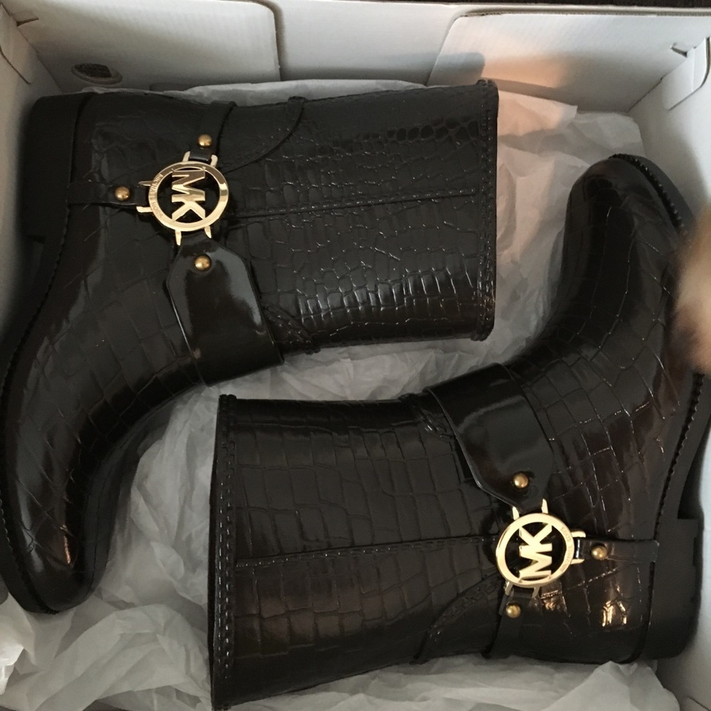 Michael Kors rain boots.